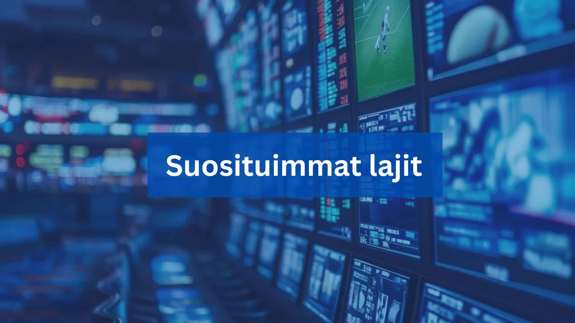 suosituimmat lajit